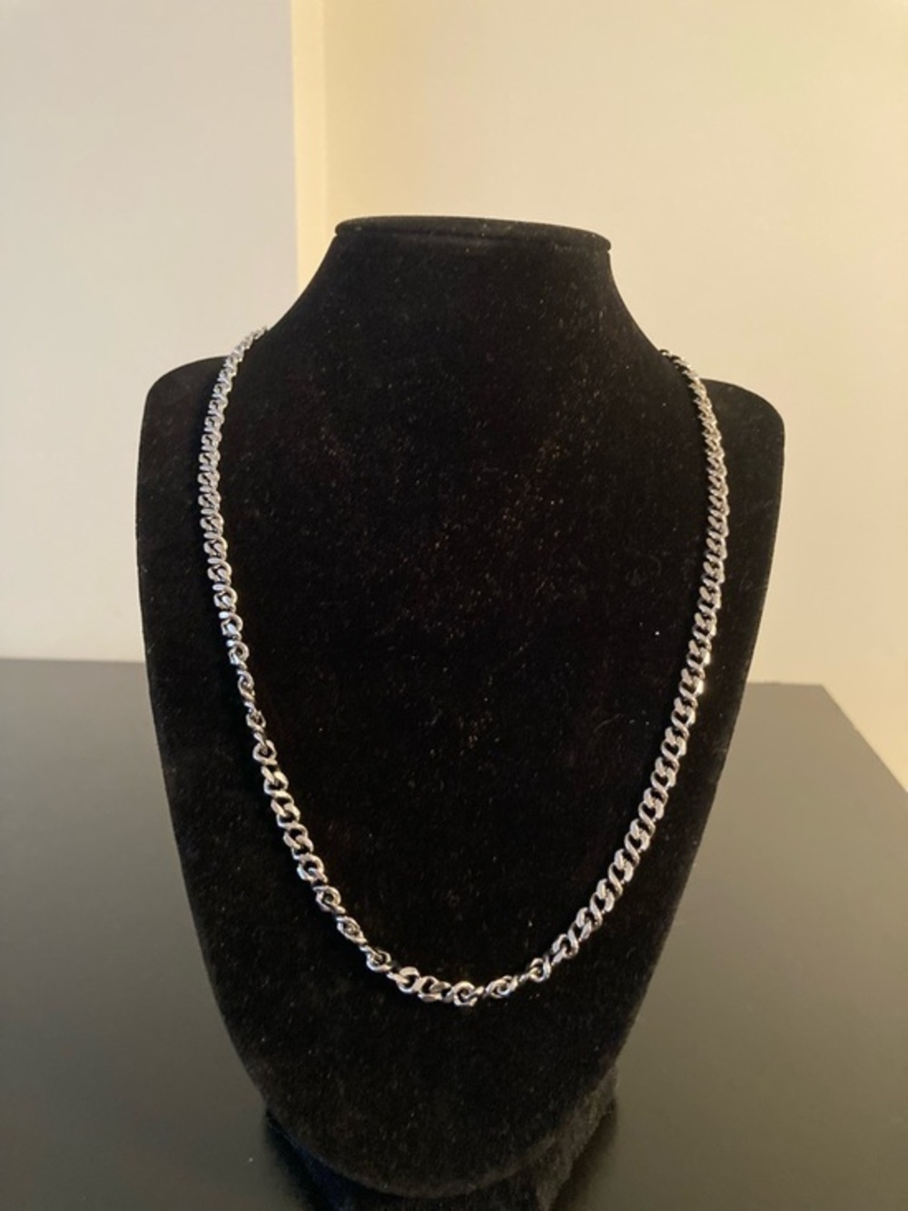 Express Silver-Tone Chain Necklace